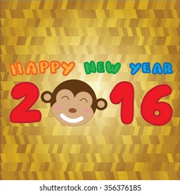 Happy new year 2016 background Design