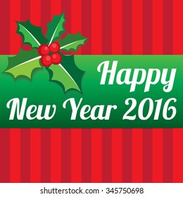 Happy new year 2016 banner