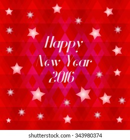 Happy New Year 2016 card background

