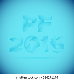 Happy New Year 2016 design