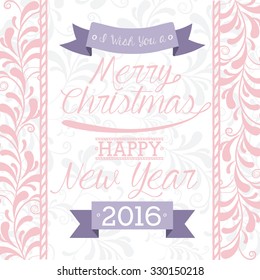 happy new year 2016 design, vector illustration eps10 graphic 