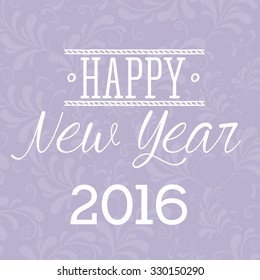 happy new year 2016 design, vector illustration eps10 graphic 