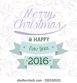 happy new year 2016 design, vector illustration eps10 graphic 