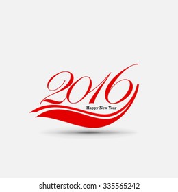 Happy New Year 2016 Design Background