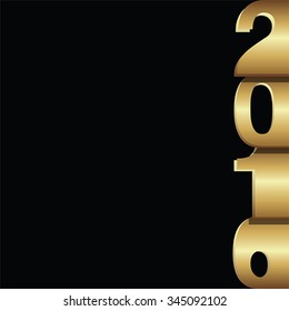Happy New Year 2016 design greeting card