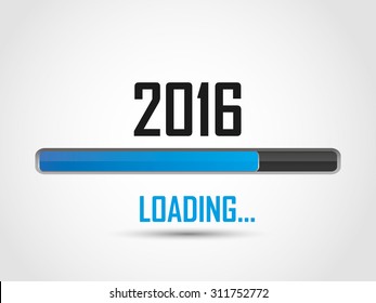 Happy New Year 2016, loading banner
