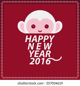 happy new year 2016, the year of the Monkey