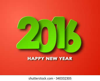 Happy new year 2016 paper background