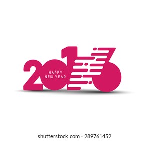 Happy new year 2016 Text Design