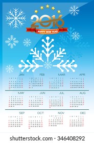 Happy new year 2016 Text Design 