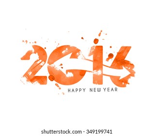 Happy new year 2016 Text Design