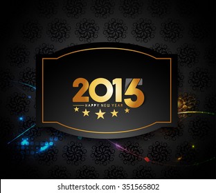 Happy new year 2016 Text Design
