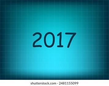 Happy new year 2016 - vector icon