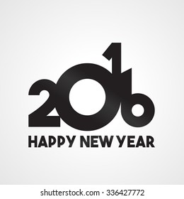 Happy New Year 2016. Vector illustration