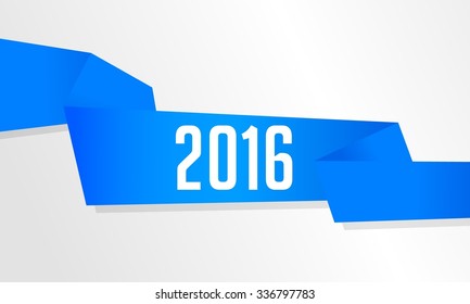 Happy New Year 2016. Vector illustration