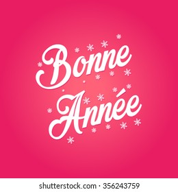 Happy new year 2016 vector (French Speak: Bonne Annee)