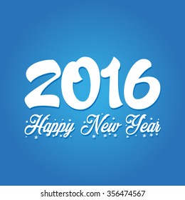Happy New Year 2016 Vector