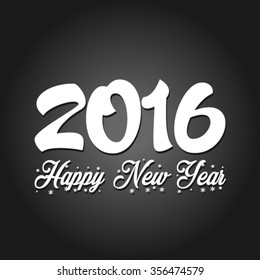 Happy New Year 2016 Vector
