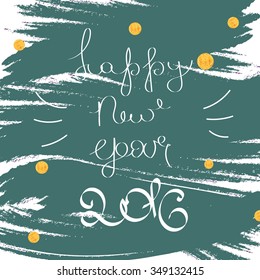 Happy New Year / 2016 / winter