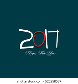 Happy new year 2017.