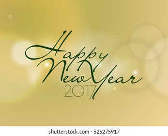 Happy new year 2017.