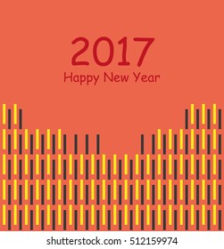 happy new year 2017 abstract background
