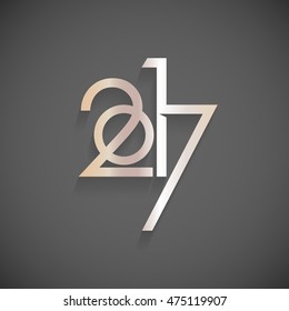 Happy New year 2017 background