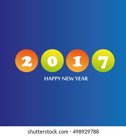 happy new year 2017 background
