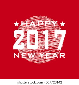 HAPPY NEW YEAR 2017 background.