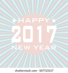 HAPPY NEW YEAR 2017 background.