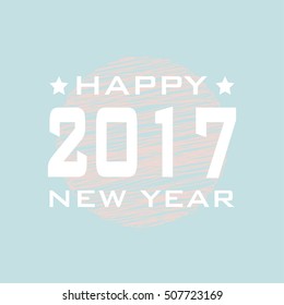 HAPPY NEW YEAR 2017 background.