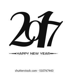 Happy new year 2017  background