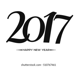 Happy new year 2017  background