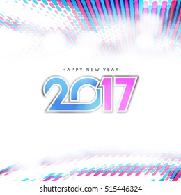 Happy New year 2017 background design