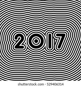 Happy New Year 2017 Background Vector Illustration