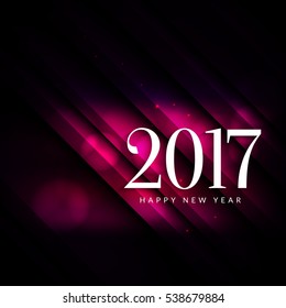 Happy New year 2017 background design
