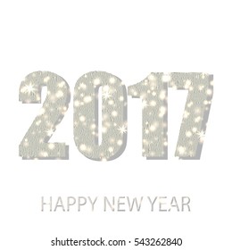 Happy New Year 2017 background.