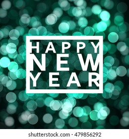 Happy new year 2017. Banner Merry Christmas 2017. Christmas poster with balls. Greeting card design vector illustration