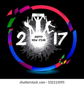 Happy New Year 2017 from the cheering fans