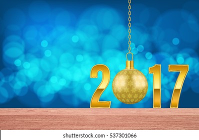 happy new year 2017 concept