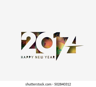 Happy new year 2017 Holiday Vector Illustration background