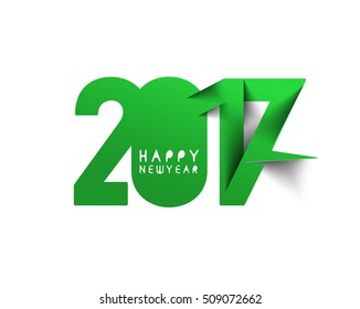 Happy new year 2017 - New Year Holiday design elements for holiday cards, for decorations Vector Illustration background