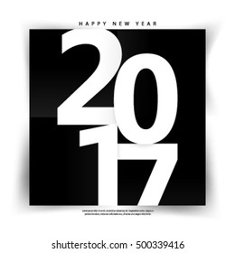 Happy New Year 2017 Layout/Design Cover Background