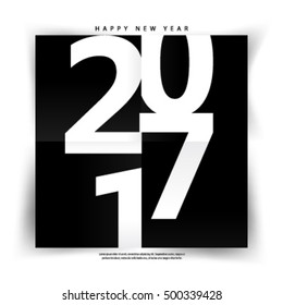 Happy New Year 2017 Layout/Design Cover Background