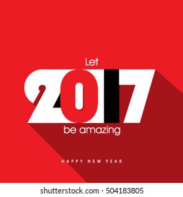 Happy New Year 2017 Layout/Design Cover Background