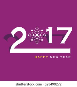 Happy new year 2017 and merry christmas