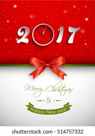 Happy new year 2017 Text Design vector