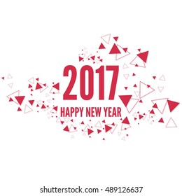 Happy new year 2017 theme.