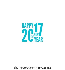 Happy new year 2017 theme. 