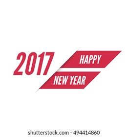 Happy new year 2017 theme. 